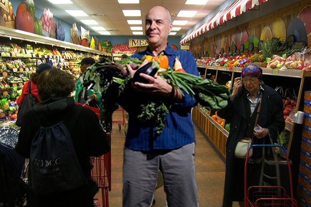Trader Joe's photograph by  triborough's flickr, Mark Bittman photo from his website